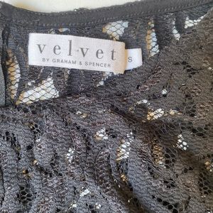 Velvet brand Lace long sleeve shirt